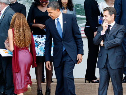 Obama Sarkozy 16 year old girl